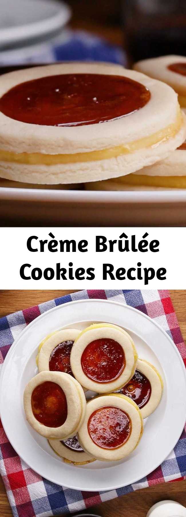 Crème Brûlée Cookies Recipe - Caramelized sugar is our new favorite frosting sub.
