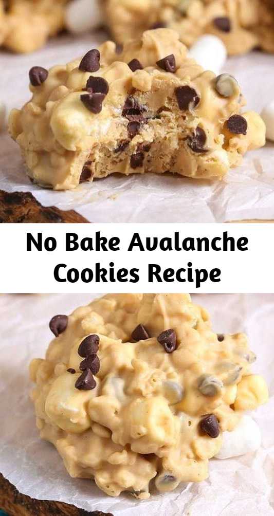 No Bake Avalanche Cookies Recipe - No-Bake Avalanche Cookies are a simple make-at-home copycat recipe with just 5 ingredients. It's the ultimate treat. A creamy, fudgy, crunchy, peanut buttery treat that has the right touch of chocolate and is perfectly sweet! #nobake #copycatrecipes