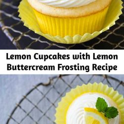 These lemon cupcakes are heavenly packed with fresh lemon flavor! They’re the perfect warm weather dessert and are a total crowd pleaser. Garnish with lemon slices for a simple, yet elegant dessert. These cupcakes are melt-in-your-mouth DELICIOUS!!