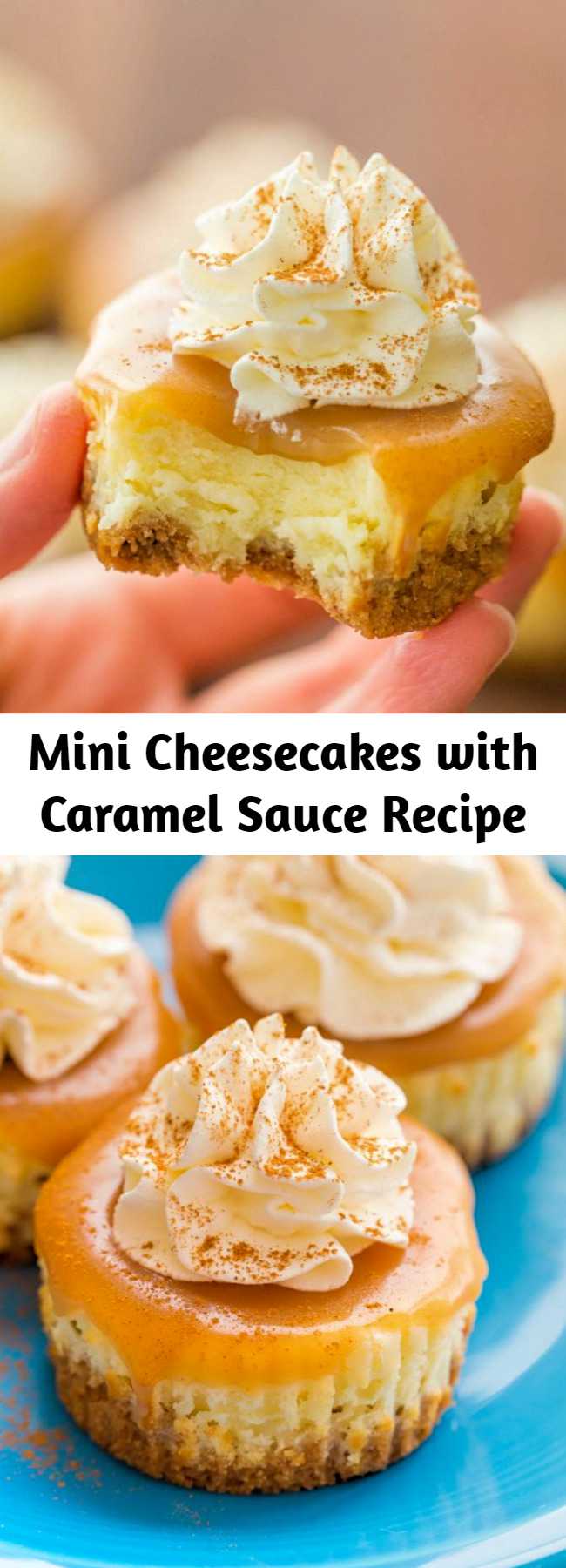 Mini Cheesecakes with Caramel Sauce Recipe