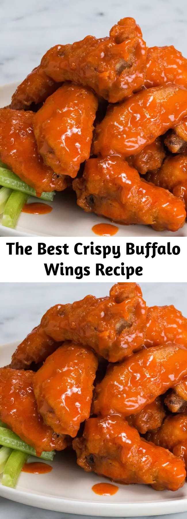 The Best Crispy Buffalo Wings Recipe - Your weekend plans need to include making these insanely crispy buffalo wings.