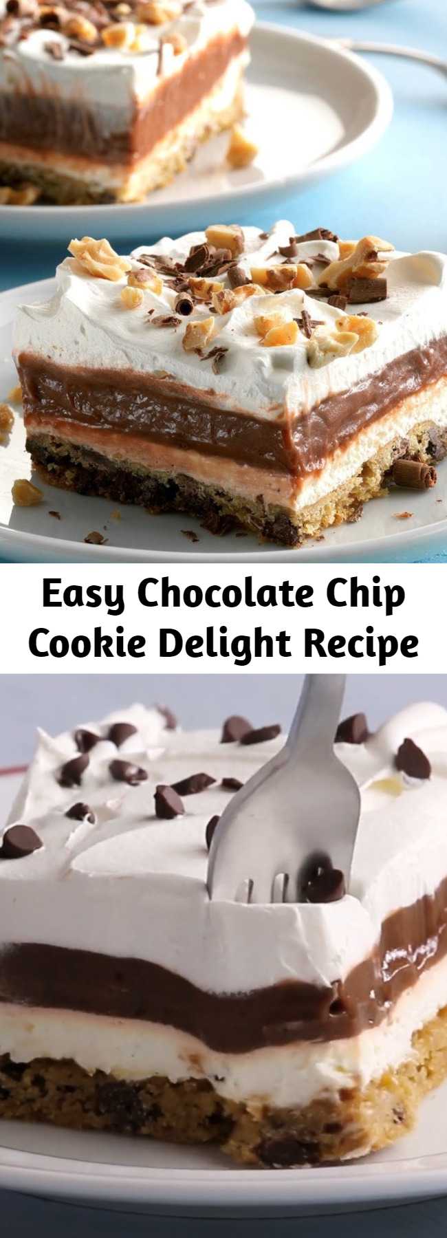 Easy Chocolate Chip Cookie Delight Recipe - Simple Chocolate Chip Cookie Delight Recipe - This is a simple chocolate delight recipe for any type of potluck occasion, and the pan always comes home empty.
